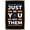 Gold Framed Version, variant on Motivational Quote - Just Be You Not Them Wall Poster, 14.725" x 22.375"