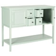 thumbnail image 2 of SAFAVIEH Charlotte Rustic Storage Sideboard w/ 2 Cabinets & 4 Drawers, Aqua Smoke, 2 of 4