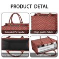 thumbnail image 4 of Large Capacity Tote Bag,Red Christmas Tree Pattern Handbag Fashion Luxury Tote Bag,15.7"x13"x 5.1" Inches,Laptop Compatible, 4 of 6