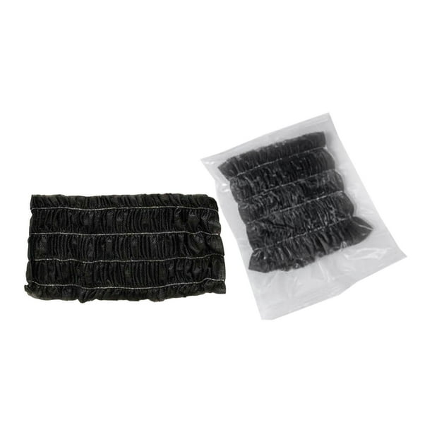100 diademas faciales de spa para el cuidado de la piel, cómodas de usar para mujeres. Negro