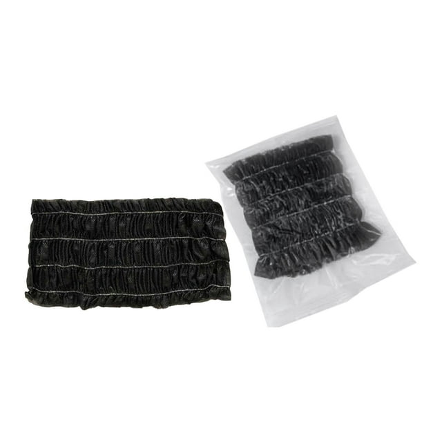 100 diademas faciales de spa para el cuidado de la piel, cómodas de usar para mujeres. Negro