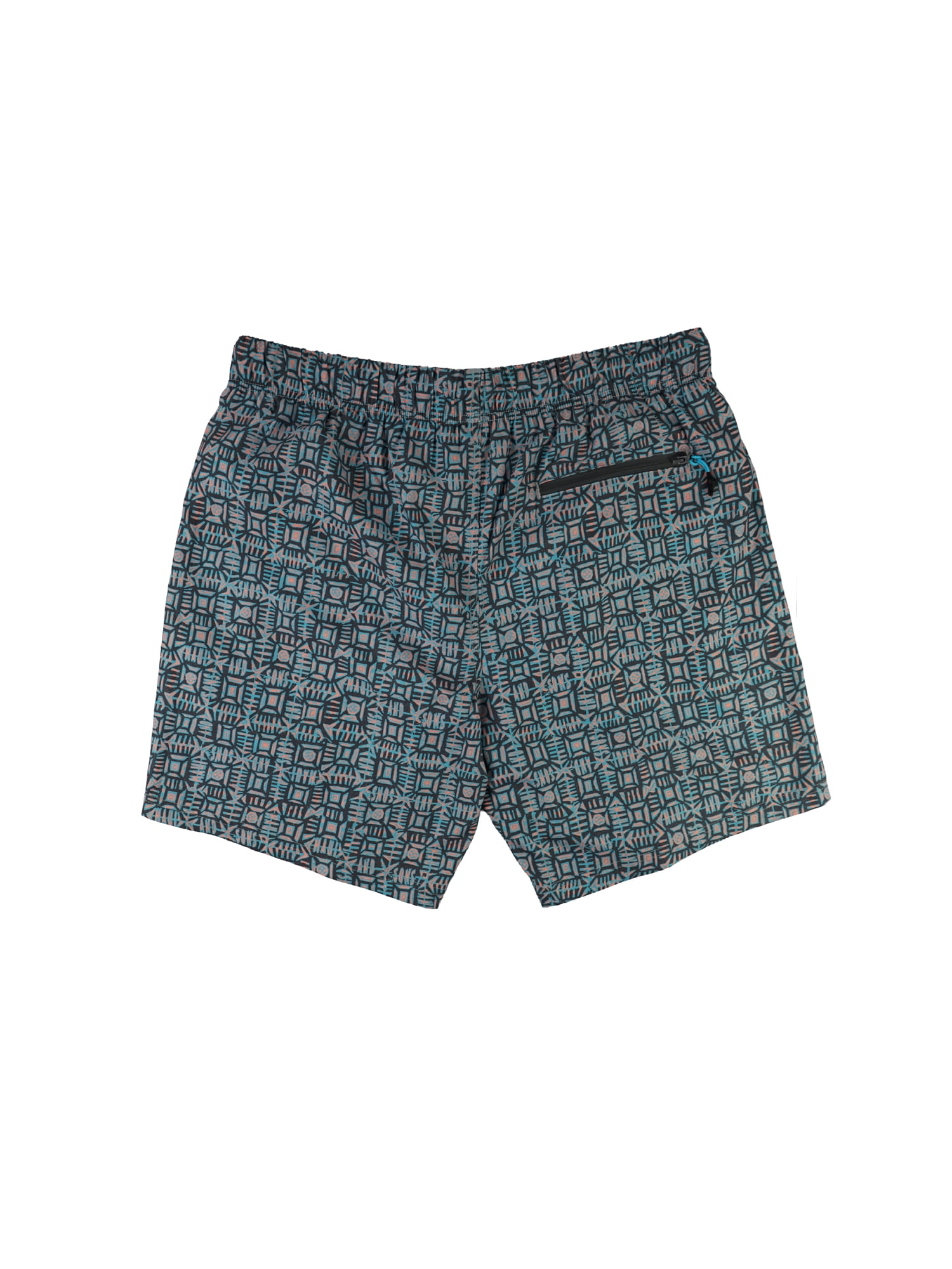 Maui and Sons Carved Plaid Men's Swim Trunks | Classic Storm Quick Drying Pool Shorts Inspired by California Surf Culture & Designed for Everyday Comfort