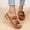 BU1, variant on TrendOFT Womens Footbed Sandals Summer Solid Color Buckle Strap Casual Open Toe Wedges Soft Bottom Breathable Shoes Womens Flat Sandals BU1 41