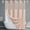 Blush Pink, variant on Ivory Long Hotel Shower Curtain with Detachable Liner - 230GSM Waffle Texture, Hotel Grade, Spa Quality Bath Curtain, 71" W x 86" H