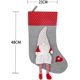 thumbnail image 5 of Medias navideñas, decoración navideña, conjunto de 3 grandes medias clásicas de Navidad para colgar, calcetines de Santa Claus con barba de dibujos animados, bolsa de regalo de navidad Afortunado Sencillez, 5 of 5