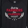 thumbnail image 3 of Case IH Built By Farmers For Farmers - Women's Lightweight French Terry Long Sleeve Shirt, 3 of 6