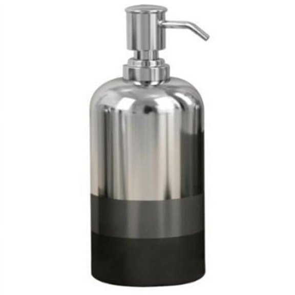 Tatara Group  Triune Collection Soap-Lotion Pump - Platinum 3 Tone Finish - 2.75in. bottom dia x 6.75in.
