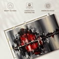 thumbnail image 6 of Elephant Stock Abstract Cityscape Wall Art - Horizontal Canvas Wall Art - Living Room Wall Decor - City Canvas - Red And Gray Decor - 39" x 26", 6 of 8