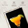 thumbnail image 6 of Elephant Stock Mango Cocktail Wall Art - Vertical Canvas Wall Art - Living Room Wall Decor - Food And Drink Canvas - Black And Yellow Decor - 8" x 12", 6 of 8