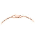 thumbnail image 3 of Frosted Emerald Necklace on 14K Rose Gold Bezel Set 2.00 ct.tw, 3 of 7