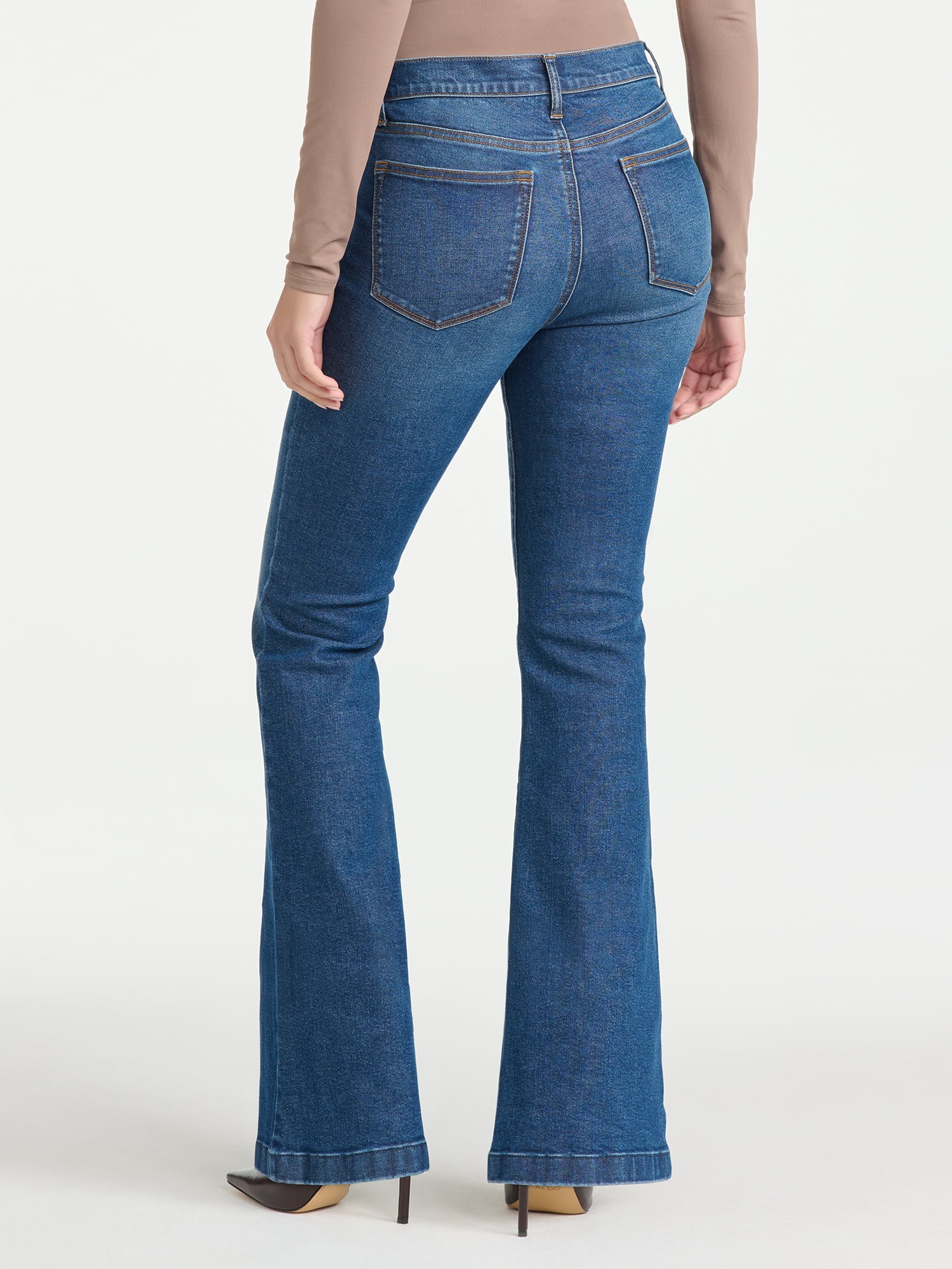 Sofia Vergara Women's Plus Size Melissa High Rise Flare Sizes 14W-26W