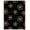 Black, Pattern 1, variant on ODIKA 6' Machine Washable Non-Slip Area Rug, Boho Insect Dot High Traffic Rug, Black, 311823