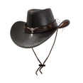 thumbnail image 2 of Sombrero de vaquero Strade Fareast Limited Marrón oscuro, 2 of 8