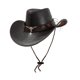 thumbnail image 2 of Accesorios de sombrero de vaquero occidental Sombrero de jazz para festival de música Escenario Actuación Playa Marrón oscuro, 2 of 8