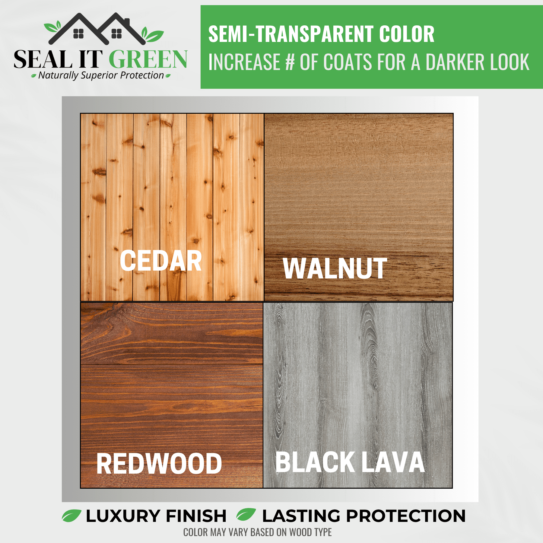 Seal it Green Deck Armor Total Wood Protection Plant Based Clear Wood Sealer Waterproof for Decks Docks Fences Furniture 1 Gallon