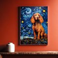 thumbnail image 3 of Sussex Spaniel Paintings Canvas for Wall Decorations - Paintings Starry Night Van Gogh Bedroom Wall Art Abstract Wall Large Canvas Wall Art for Living Room 24x36inch, 11x17inch, 3 of 4