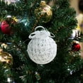 thumbnail image 6 of Large 3.15-Inch White Christmas Foam Ball, Lightweight Ornament for DIY Crafting & Holiday Tree Decor,A, 6 of 7