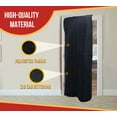 thumbnail image 2 of 4 Pack Black Quilted and Padded Door Moving Cover - 39"x79" Polyester Washable and Reusable Furniture Door Blanket for Interior Exterior Use, 2 of 9