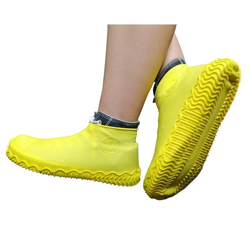 Details about   Shoes Covers Rain Boots Silicone Wear-Resistant Anti-Slip Waterproof Reusable US 