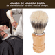 thumbnail image 5 of Brocha De Afeitar Rasurado Mango De Madera Profesional, 5 of 8