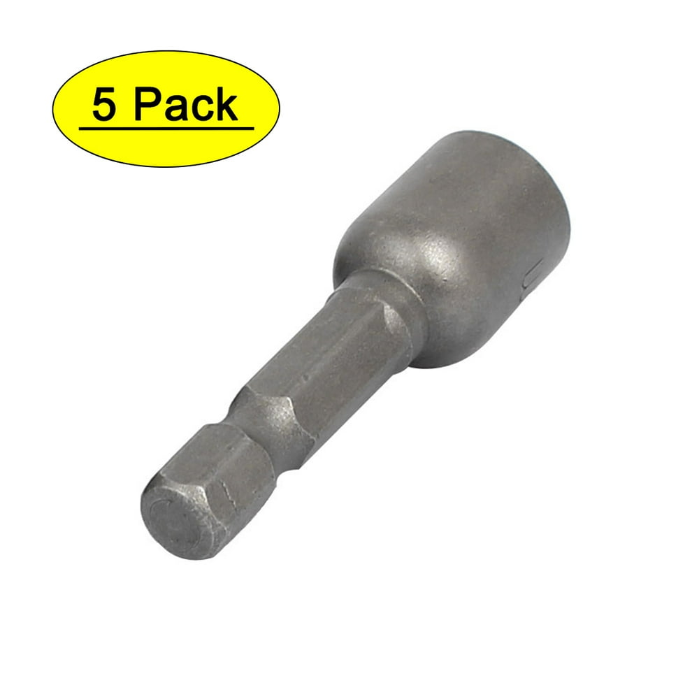8mm 5/16inch Socket 1/4inch Hex Shank Nut Driver Adapter Drill Bits