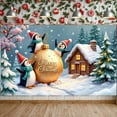 thumbnail image 6 of Penguin Winter Theme Merry Christmas Holiday Backdrop for Christmas Party Indoor Decoration New Year Celebration, 6 of 9