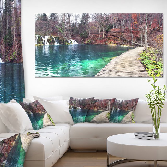 Plitvice Lakes National Lark - Impression sur Toile Photographie de Paysage