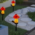 thumbnail image 6 of YiJuHui Solar Powered LED Mushroom Lights Outdoor, Waterproof Garden Stake Lights with Auto On/Off, Resin Fairy Lawn Decor for Pathway Patio Yard Landscape Lighting, 6 of 6