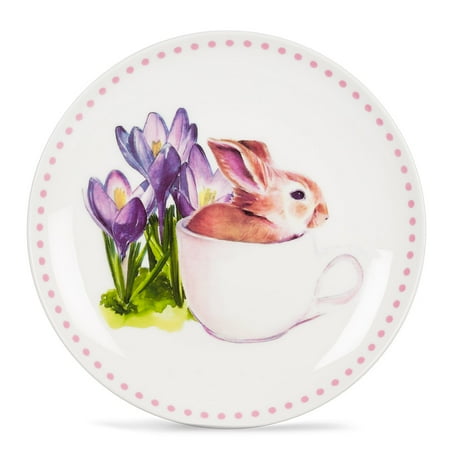 

Set of 1 Bunny & Crocus Small Plate