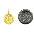 thumbnail image 2 of 14K Yellow Gold Small High Polish EMT Medical Pendant, 2 of 5