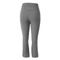 thumbnail image 4 of Women's Solid High Waisted Bootcut Dress Pants with Pockets, Suitable for Business and Casual Work, Soft Polyester-Elastane Material, 4 of 5