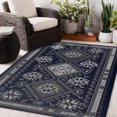 thumbnail image 4 of SHIRAZ NAVY Outdoor Rug By Kavka Designs, 4 of 5