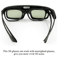 thumbnail image 3 of 3D Glasses, Active Shutter Rechargeable Eyewear for 3D Projectors Rechargeable Eyewear, 3 of 9
