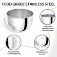 thumbnail image 3 of Cuenco mezclador de acero inoxidable de 7 litros para batidoras de pie KitchenAid, 3 of 7