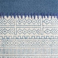 thumbnail image 7 of Surya Lola LL-007 22"Hx22"W Square Cotton Pillow Cover in Cream/Pale Blue/Navy, 7 of 7