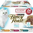 thumbnail image 1 of Lot de 2 - Fancy Feast Pate Assortiment Varié de Nourriture Humide pour Chat, Boîte de 85 g, Caisse de 24, 1 of 5