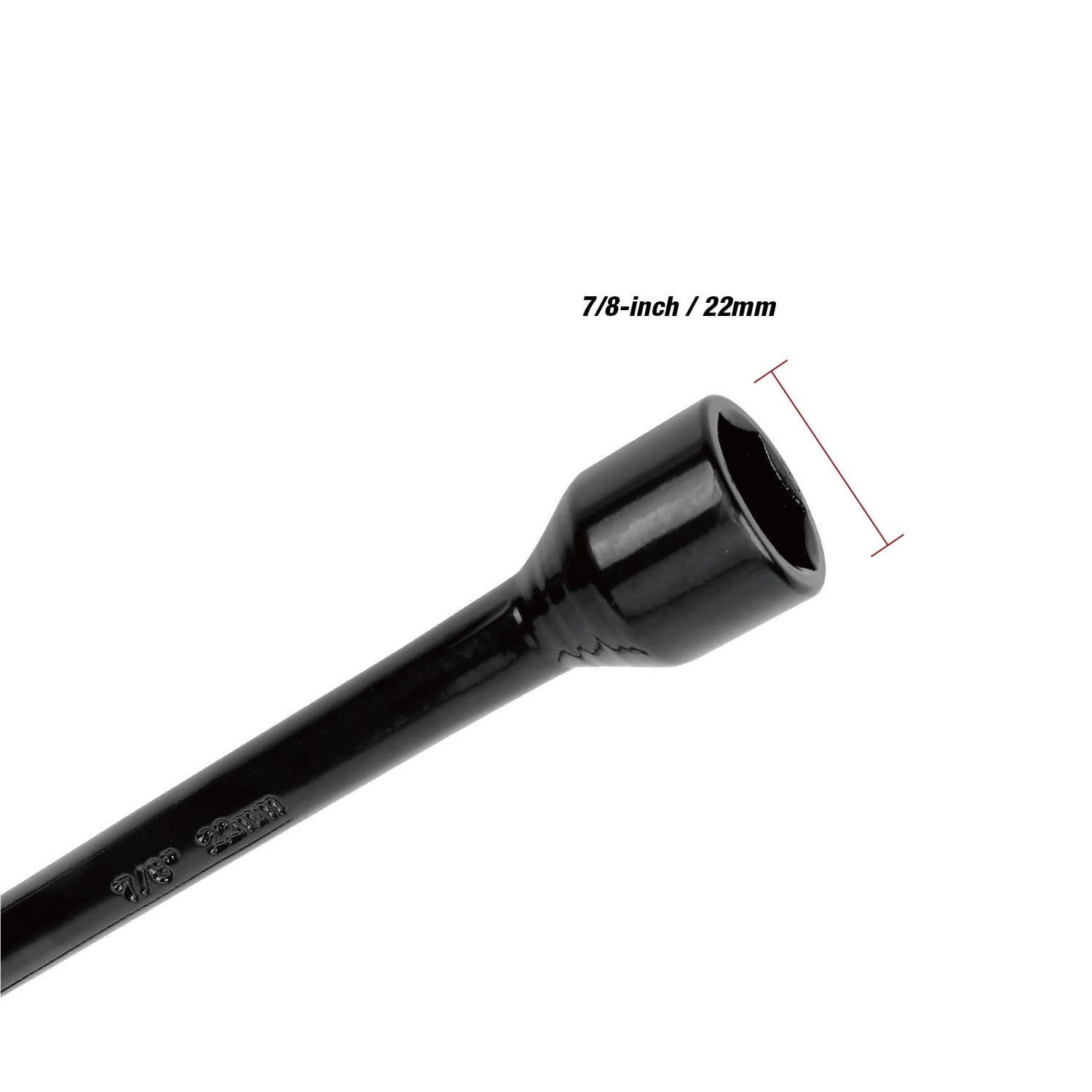 Hyper Tough 18-inch 4-Way Carbon Steel Lug Wrench, Black