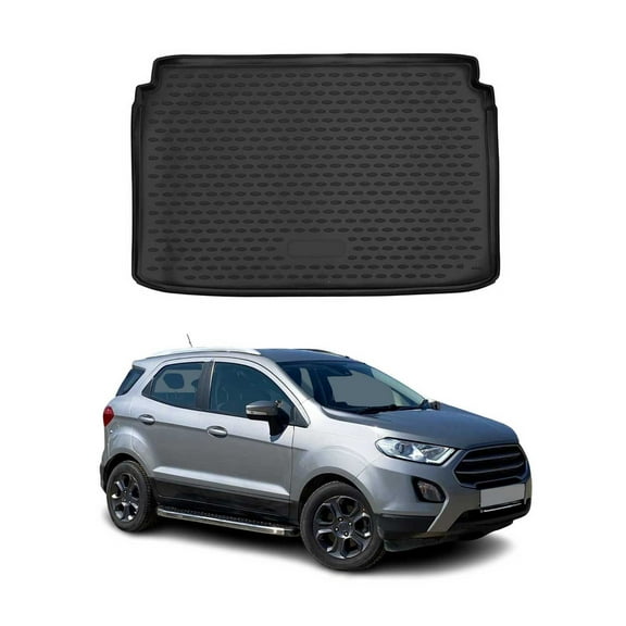 OMAC Cargo Mats Liner for Ford EcoSport 2018-2022 Upper Waterproof TPE Black
