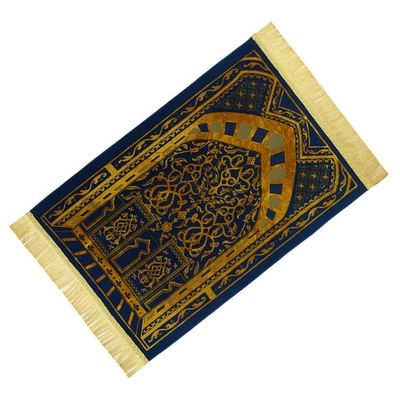 NonSlip Islamic Muslims Soft Prayer Mats Portable Travel Prayer Rugs Women Men