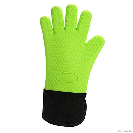 

Siline Oven Mitts Heat Resistant Mitten Kitchen BBQ ng Gloves 4 lor