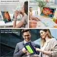 thumbnail image 5 of elitegadget Case for Lenovo Tab 10.1 inch 2025 Released (TB311FU) - Dual Layer Protective Hybrid Cover Case with Kickstand Lightning Design (Navy Blue/Green), 5 of 6