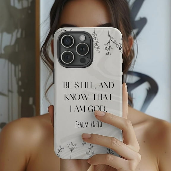 Faith Bible Verse Inspirational Religious Christian Gift Tough Phone Case for iPhone 11 12 13 14 15 16 17 Pro Max