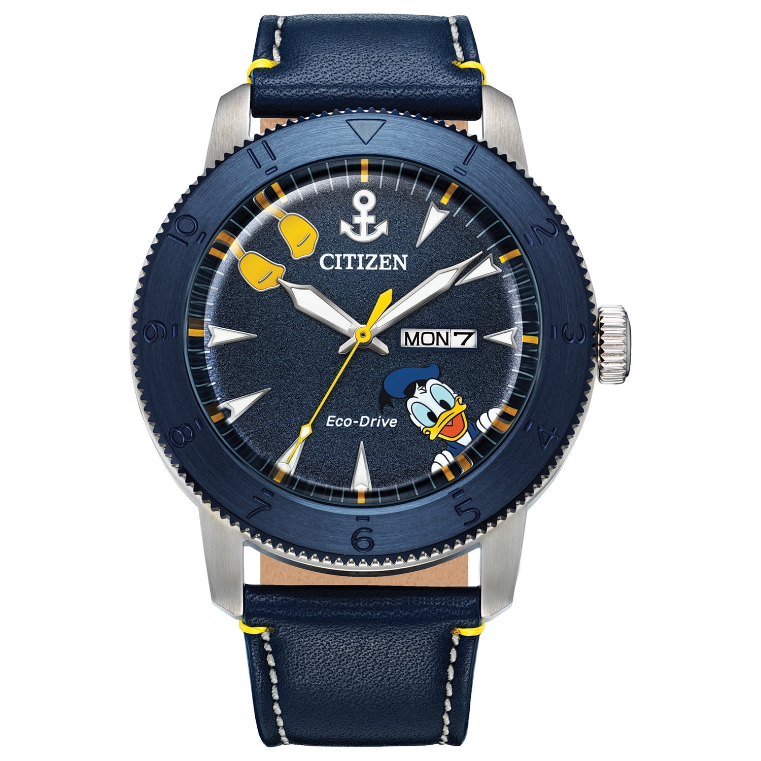 CITIZEN - Citizen Men's Eco-Drive Disney Donald Duck Blue Strap Watch ...