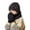 Black, variant on Glisme Children Hat Neck Gloves 3 Piece Set Of Warm Winter Ear Protective And Warm Knitted Woolen Hat For Big Children Cold Resistant Accessories Black