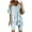 #02_Blue, variant on hxobax Floral Short Sleeve Sets for Women Summer 2 Piece Outfits Casual V Neck T Shirt Tops and Yoga Shorts Lounge Set Pjs Matching Sets Trendy Tracksuit Comfy Loungewear Sleepwear,#02_Pink,Medium