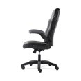 thumbnail image 6 of Sadie Racing Gaming Computer Chair- Flip-Up Arms, Black and Gray Leather (HVST911), 6 of 7