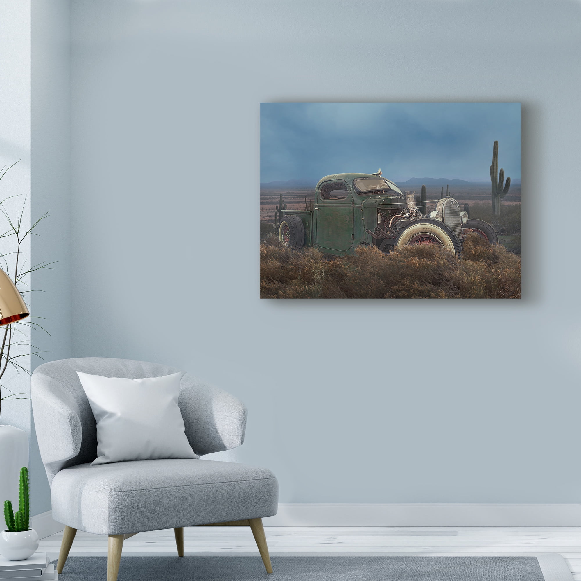 Trademark Fine Art 'Ford' Canvas Art by Lori Hutchison