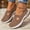 Brown, variant on XDDLITP Orthowalk Nurse Shoes for Women Wide Width Breathable Mesh Arch Support Slip-Ons with Non-Slip Food Service Sole,Wine 37(US-6.5)