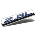 thumbnail image 3 of DNA Motoring EM-AS-28L-BL METAL EMBLEM CAR BUMPER TRUNK FENDER DECAL LOGO BADGE CHROME BLUE 2.8L 2.8 L, 3 of 3