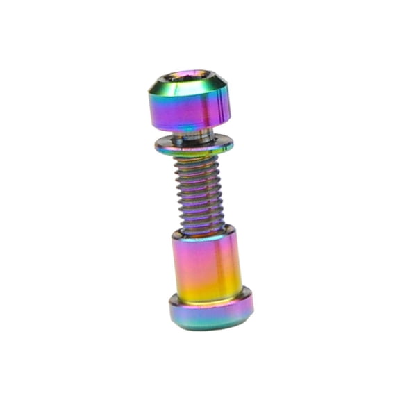 AMLESO Bike Stem Bolt Nut Set Bike Stem Screw Nut Bicycle Riser Screw Riding Fixed Bolt Bicycling Reliable Sturdy Repair Replacement Colorful